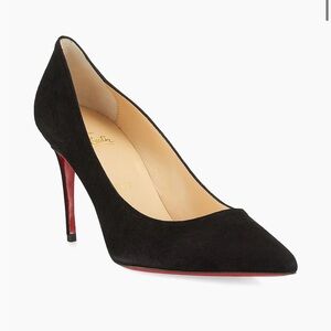 Christian Louboutin So Kate 85mm Black Suede Pumps